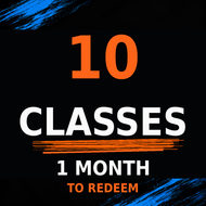 10 classes - 1 month