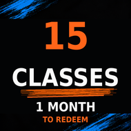 15 classes - 1 month