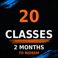 20 classes - 2 months