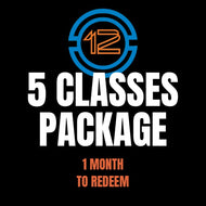 5 classes - 1 month