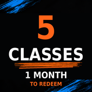 5 classes - 1 month