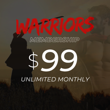 Load image into Gallery viewer, WARRIORS MEMBERSHIP (BLACK FRIDAY WEEK)