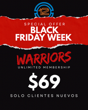 Load image into Gallery viewer, WARRIORS MEMBERSHIP (BLACK FRIDAY WEEK)
